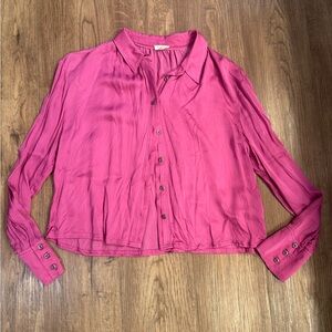 Pilcro size large pink top